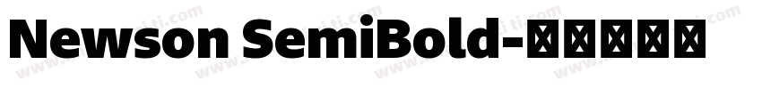 Newson SemiBold字体转换